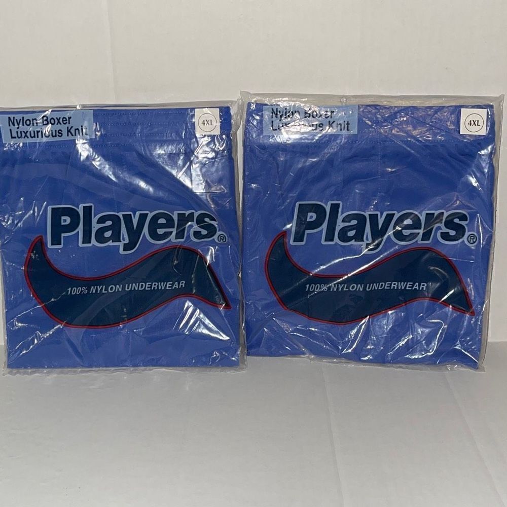 Vintage Men’s Nylon Players Boxers Sz 4XL NIP